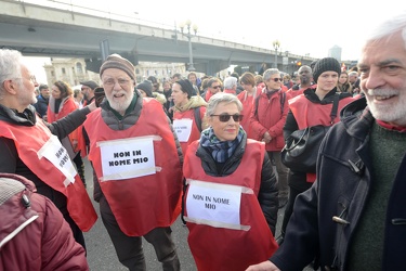 Genova - manifestazione antirazzista contro il decreto sicurezza