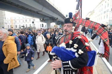 Genova - manifestazione antirazzista contro il decreto sicurezza