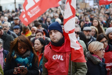 Genova - manifestazione antirazzista contro il decreto sicurezza