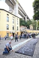 Genova, zona via piacenza, giardini Gavette - manifestazione com