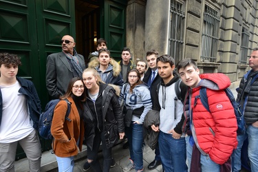 Genova - manifestazione degli studenti delle scuole superiori