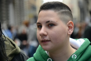 Genova - manifestazione degli studenti delle scuole superiori