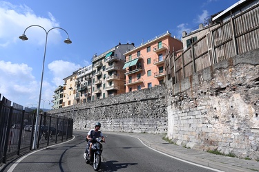 Genova, zona porto antico - Mura di Malapaga
