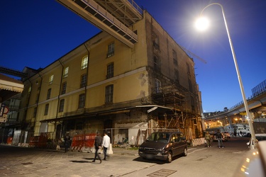 Genova, Darsena - ex palazzina Tabarca ora in stato di abbandono
