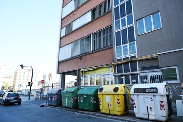 Genova, piazza Raggi - ex palazzo poste ora in stato di abbandon