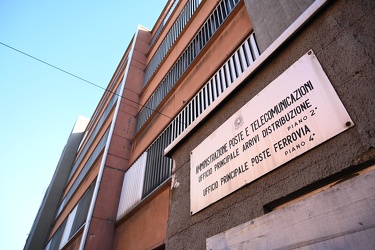 Genova, piazza Raggi - ex palazzo poste ora in stato di abbandon