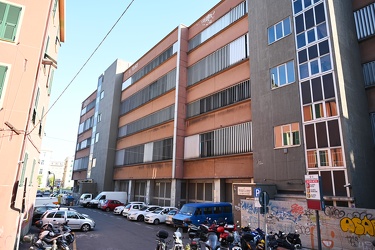 Genova, piazza Raggi - ex palazzo poste ora in stato di abbandon