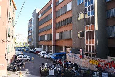 Genova, piazza Raggi - ex palazzo poste ora in stato di abbandon