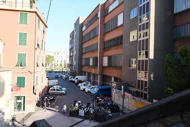 Genova, piazza Raggi - ex palazzo poste ora in stato di abbandon
