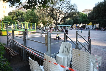 Genova, quartiere San Fruttuoso - Piazza Martinez