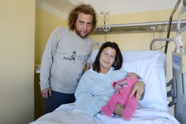 Genova, ospedale Galliera - la prima nata del 2019 - Gaia Berni 