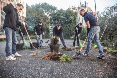 pulizia giardni via Moro Aveva 28112019