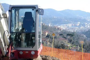 Genova, Murta - danno alla rete del gas metano causa disagi in t