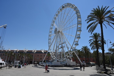 Genova, porto antico - giro sulla ruota panoramica