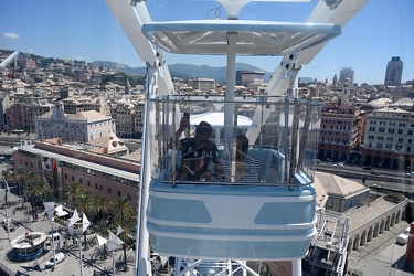 Genova, porto antico - giro sulla ruota panoramica