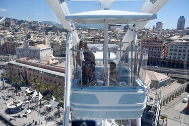 Genova, porto antico - giro sulla ruota panoramica