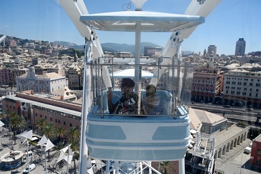 Genova, porto antico - giro sulla ruota panoramica