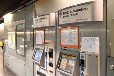 Genova - situazione post chiusura viadotti A26 - metropolitana g
