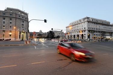 Genova - traffico e viabilita - cambiamenti all'incrocio tra via