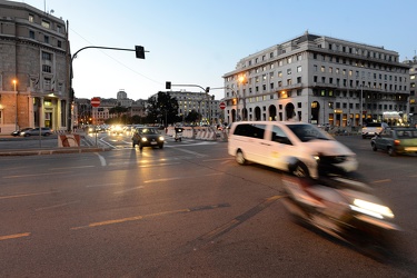 Genova - traffico e viabilita - cambiamenti all'incrocio tra via