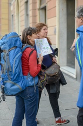 Genova - turisti in centro