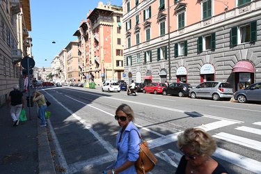 Genova, via Barabino - nuovo limite 30 km orari