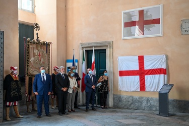 Genova, palazzo Tursi - scopertura targa nel secondo anniversari