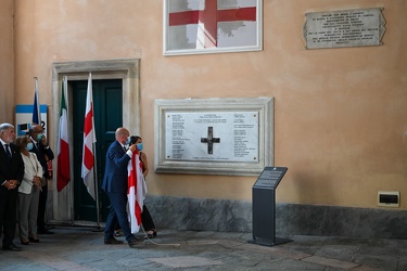 Genova, palazzo Tursi - scopertura targa nel secondo anniversari