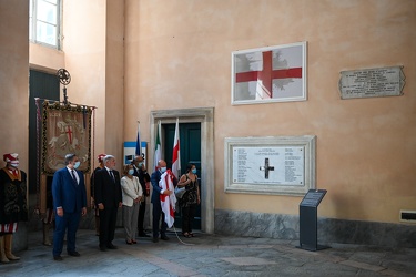 Genova, palazzo Tursi - scopertura targa nel secondo anniversari