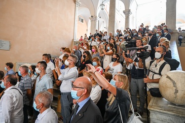 Genova, palazzo Tursi - scopertura targa nel secondo anniversari