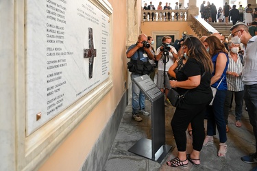 Genova, palazzo Tursi - scopertura targa nel secondo anniversari