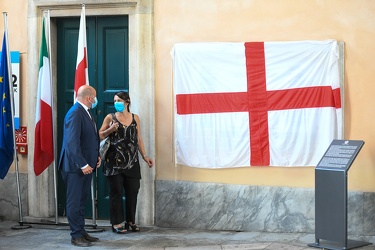 Genova, palazzo Tursi - scopertura targa nel secondo anniversari