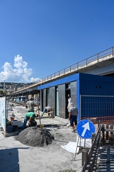 Genova, Darsena - in via di installazione nuovo fish lab