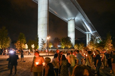 Genova, secondo anniversario tragedia ponte Morandi - fiaccolata