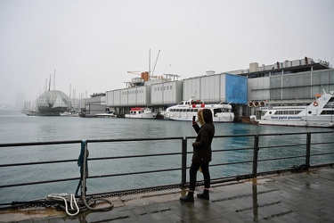 Genova, maltempo allerta neve