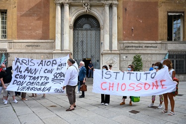 Genova, prefettura - manifestazione lavoratori sanita privata