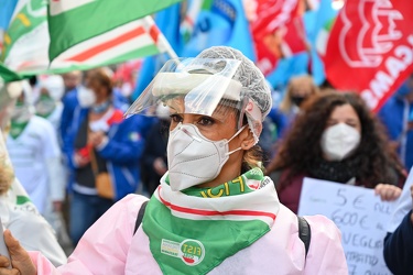 Genova - manifestazione lavoratori servizi