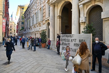 Genova, palazzo Tursi - manifestazioni comitati residenti e citt