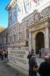 Genova, palazzo Tursi - manifestazioni comitati residenti e citt