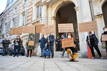 Genova, palazzo Tursi - manifestazioni comitati residenti e citt