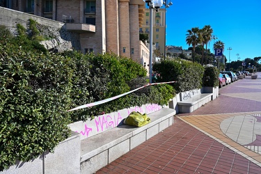 Genova, pista ciclabile di Corso Italia