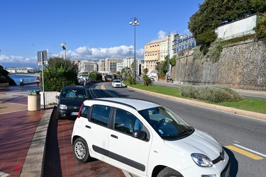 Genova, pista ciclabile di Corso Italia