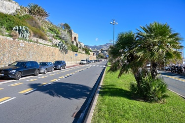 Genova, pista ciclabile di Corso Italia