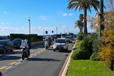 Genova, pista ciclabile di Corso Italia