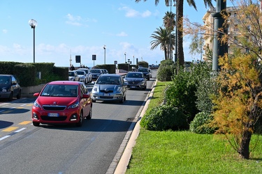 Genova, pista ciclabile di Corso Italia