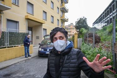 Genova, Rivarolo, Via Cambiaso - rimosse barriere anti rumore au