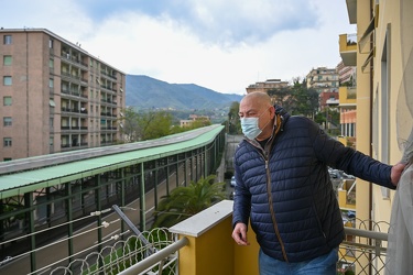 Genova, Rivarolo, Via Cambiaso - rimosse barriere anti rumore au