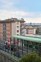 Genova, Rivarolo, Via Cambiaso - rimosse barriere anti rumore au