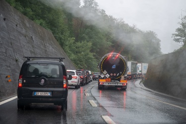 Genova, autostrada - maltempo