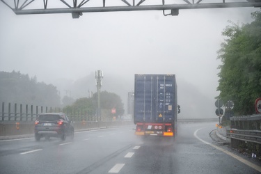 Genova, autostrada - maltempo